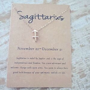 Zodiac necklace. Sagittarius